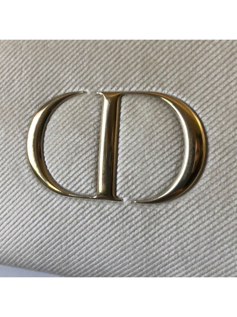 Dior Beauty Makeup Bag Pouch Off White Velvet Medium Makeup Bag Authentic - Picture 6 of 14